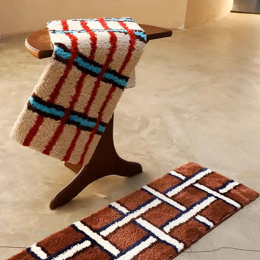 Colorful Patterned Floor Rug - Befez