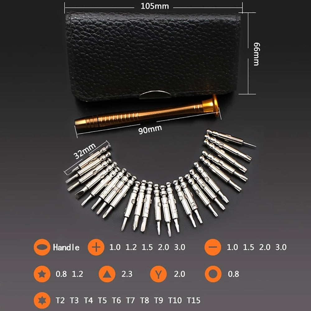Ultimate 25-Piece Multi-Tool Screwdriver Set