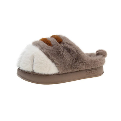 Cozy Cat Paw Slippers for Women Soft & Warm