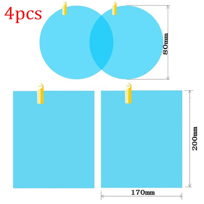 Clear Waterproof Auto Window Sticker Film