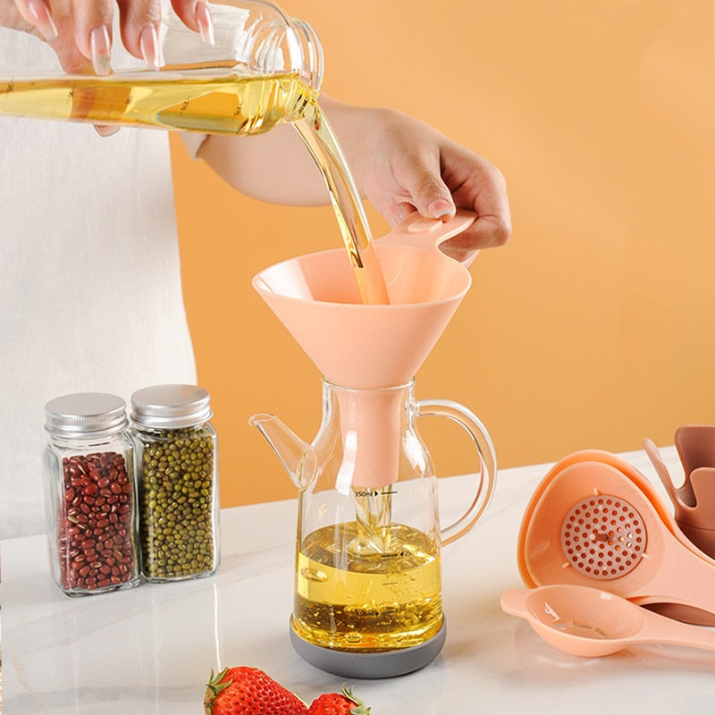 Versatile 6in1 Kitchen Funnel Tool Set