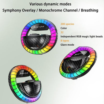 Colorful Car Air Freshener with LED Lights