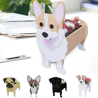 Cute Dog Planter - Adorable Pet Flower Pot