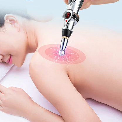 Relaxing Acupuncture Massage Pen - 5 Interchangeable Heads