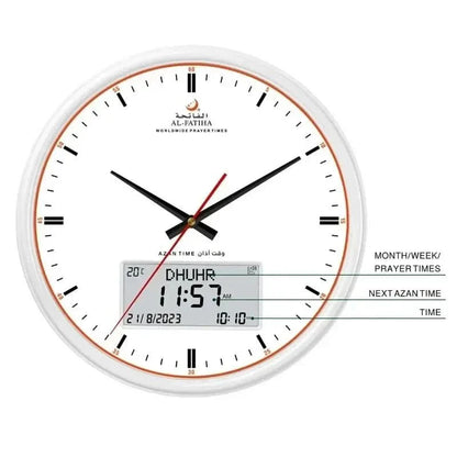 Digital Islamic Prayer Clock with Auto Azan Adjustment