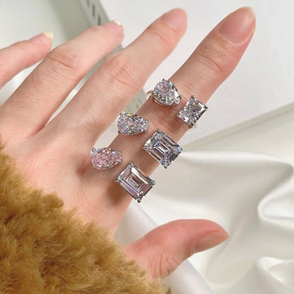 Befez | Elegant Teardrop Zircon Comfort Fit Ring