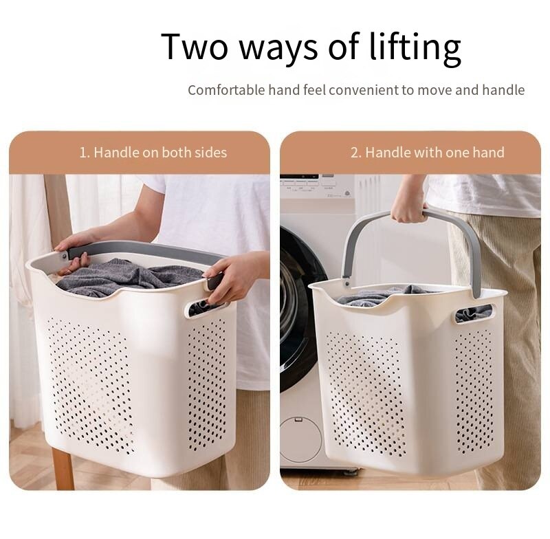 Sturdy Folding Japanese Laundry Hamper