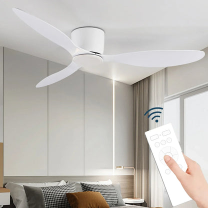 Modern Ceiling Fan With LED Light