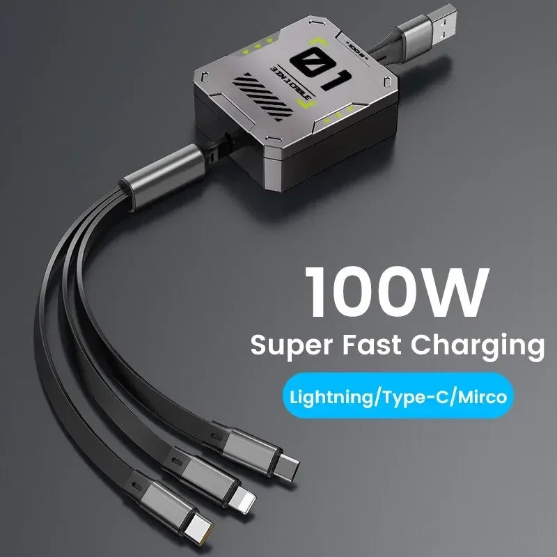 Universal Fast Charge 3-in-1 USB Cable