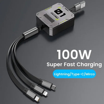 Universal Fast Charge 3-in-1 USB Cable