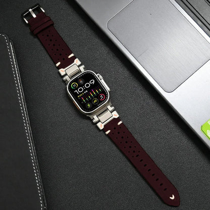 Premium Leather Apple Watch Strap - Strong and Classic Band