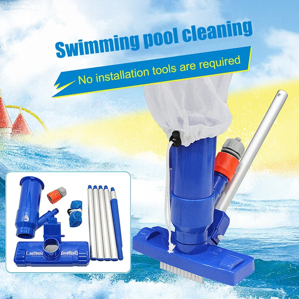 Powerful Pool Vacuum Cleaner Kit for Pools and Aquariums