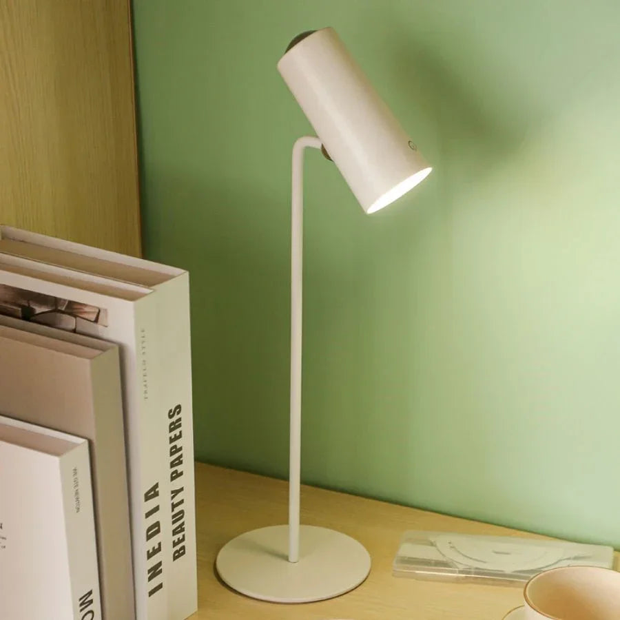 Compact LED Desk Lamp with USB Rechargeable Touch Control - Befez