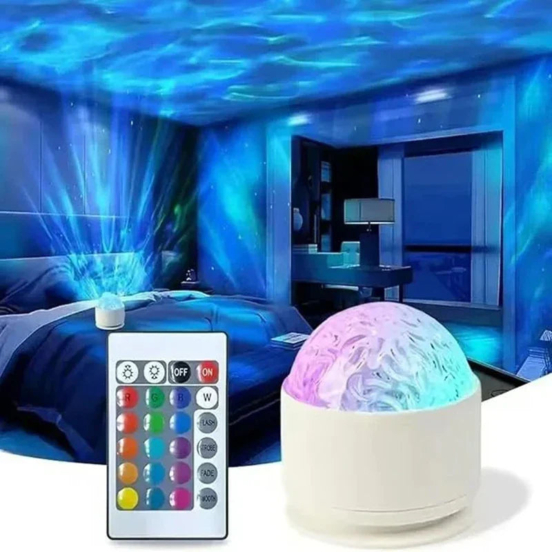 Colorful LED Night Light Projector with Remote - Befez