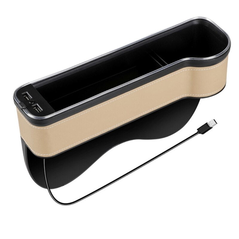 Car Storage Box with USB Charger and LED Light - Befez
