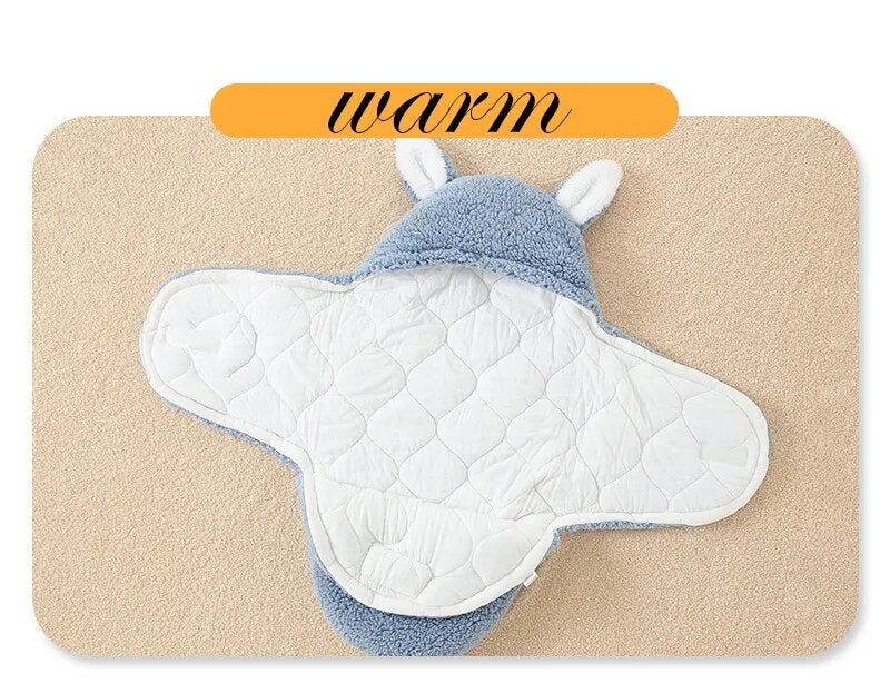 Cute Bunny Baby Sleep Sack Swaddle Wrap