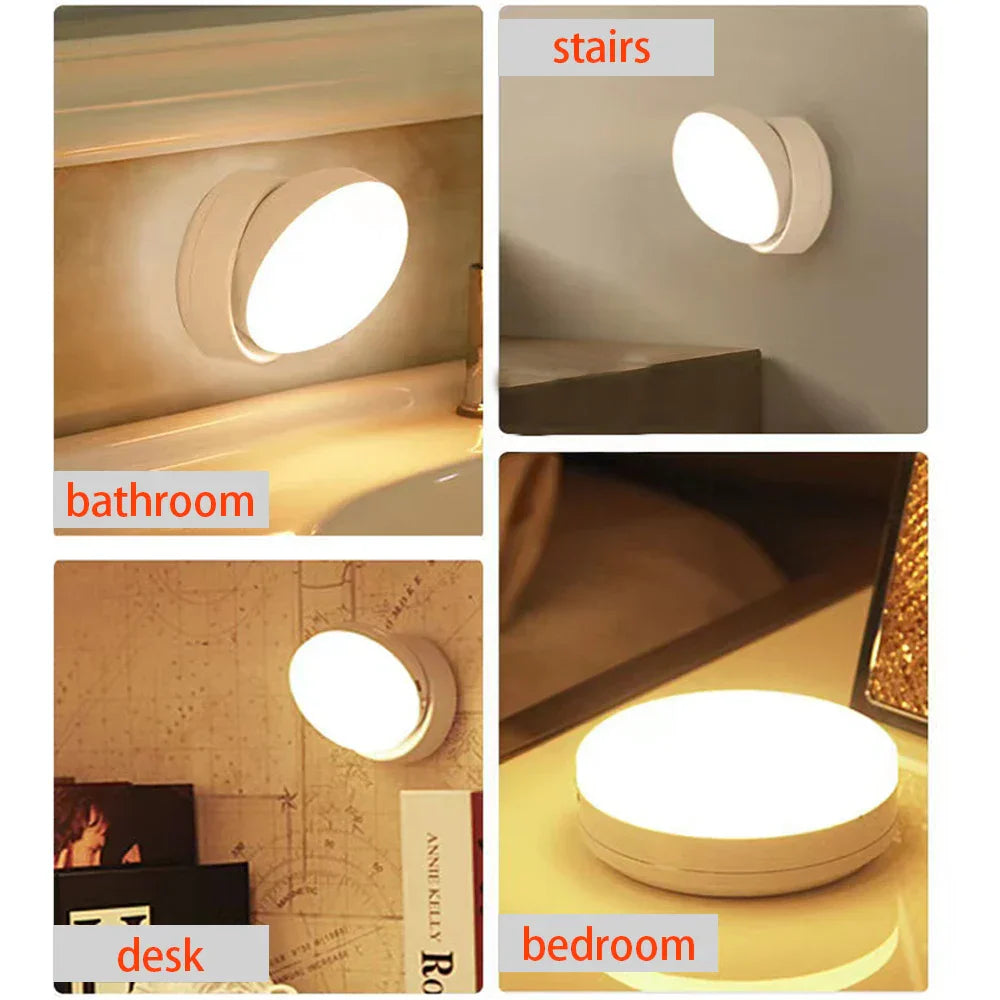 Bright LED Motion Night Light with Rechargeable Battery
