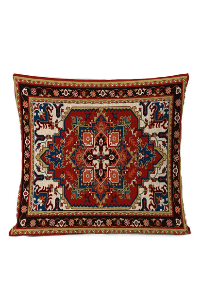 Colorful Global Print Pillow Cover