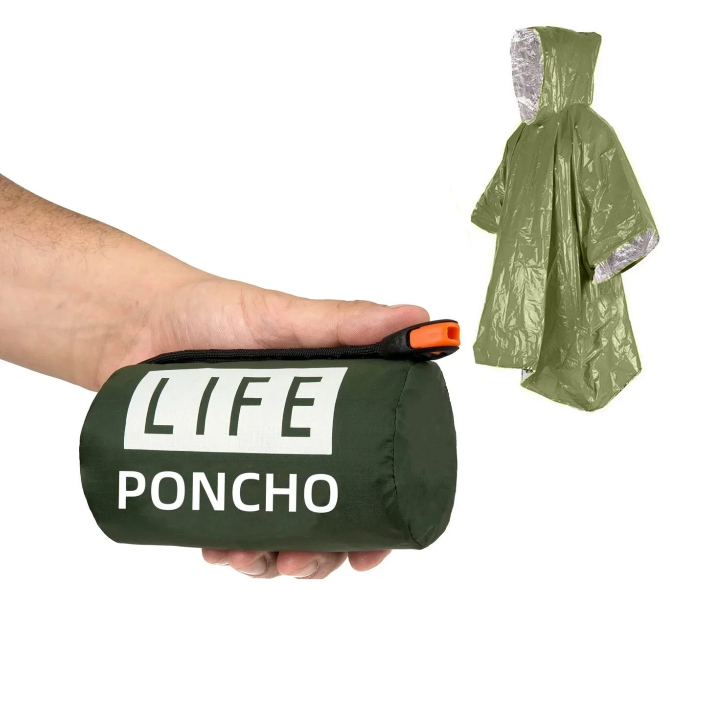 Waterproof Compact Rain Poncho
