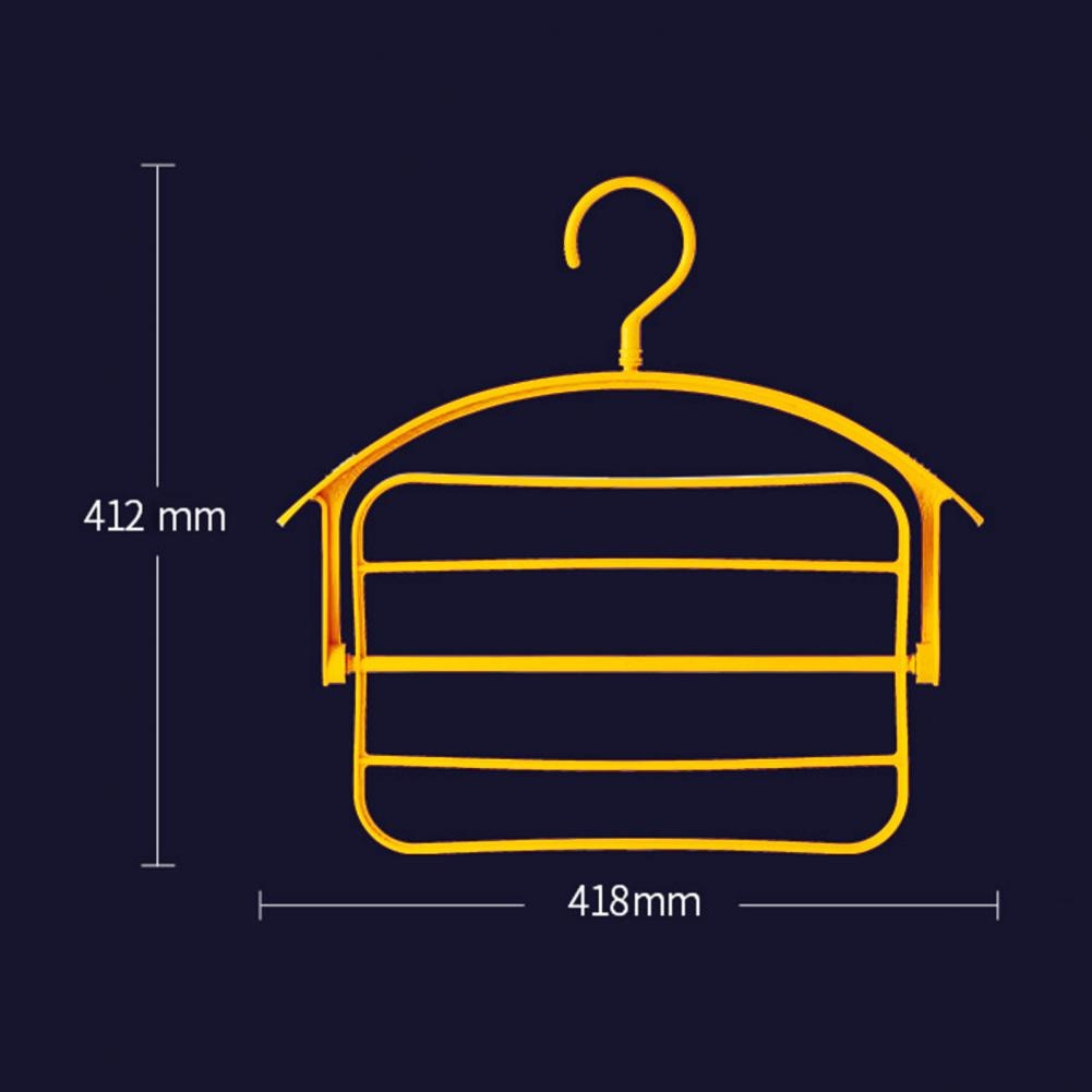 Space Saving 4-Tier Collapsible Closet Hanger