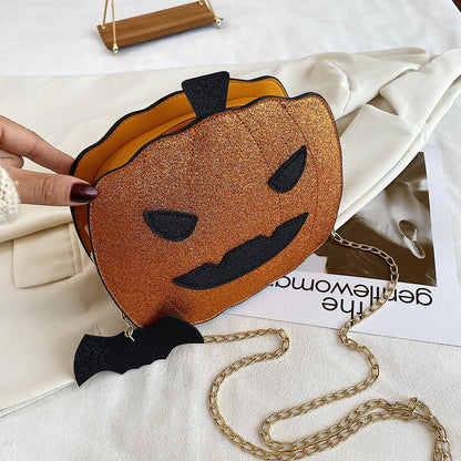 Small Orange Cute Shoulder Purse