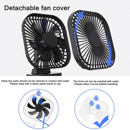 Portable Rechargeable USB Mini Fan with Timer