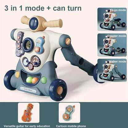 Safe 3-in-1 Baby Push Walker Cart