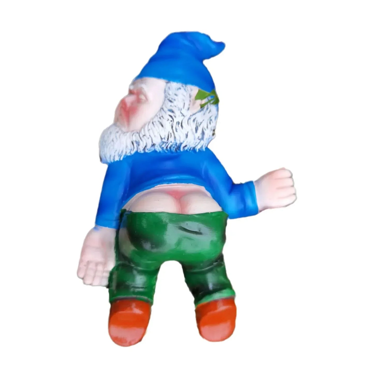 Funny Drunk Gnome Statue Weather Resistant Garden Decor