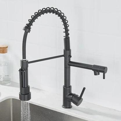 Contemporary Kitchen Faucet with Sleek Design