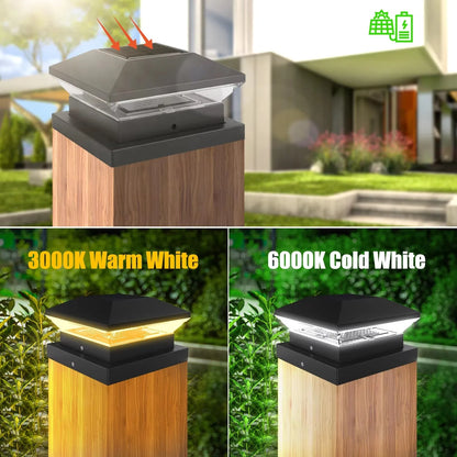 Outdoor Solar Lamp Post | Adjustable Bright Light
