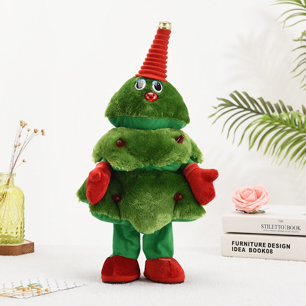 Small Musical Christmas Tree Figurine Decorations