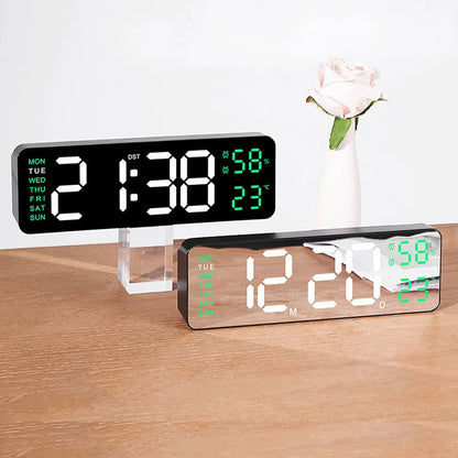 Compact Digital Clock with Alarm and Date - Befez