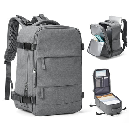 Waterproof Travel Backpack with Laptop Sleeve & Storage
