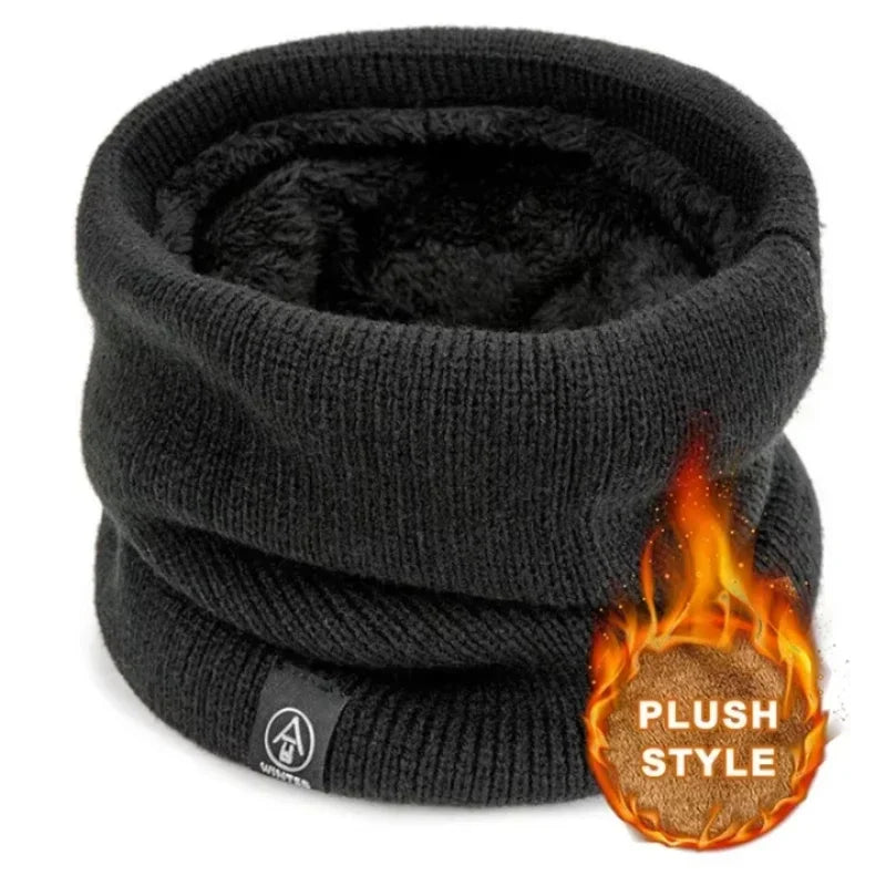 Cozy Fleece Lined Winter Scarf for Men and Women
