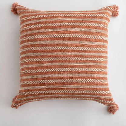 Stylish Home Cushion Cover with Decorative Tassels - Befez