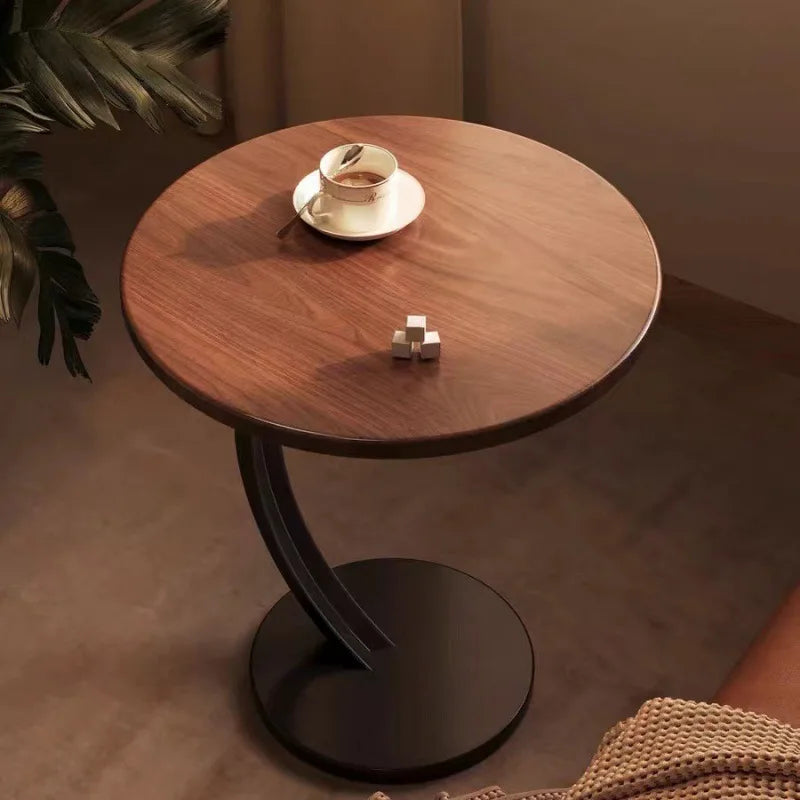 Sturdy Round End Table for Home and Office Use