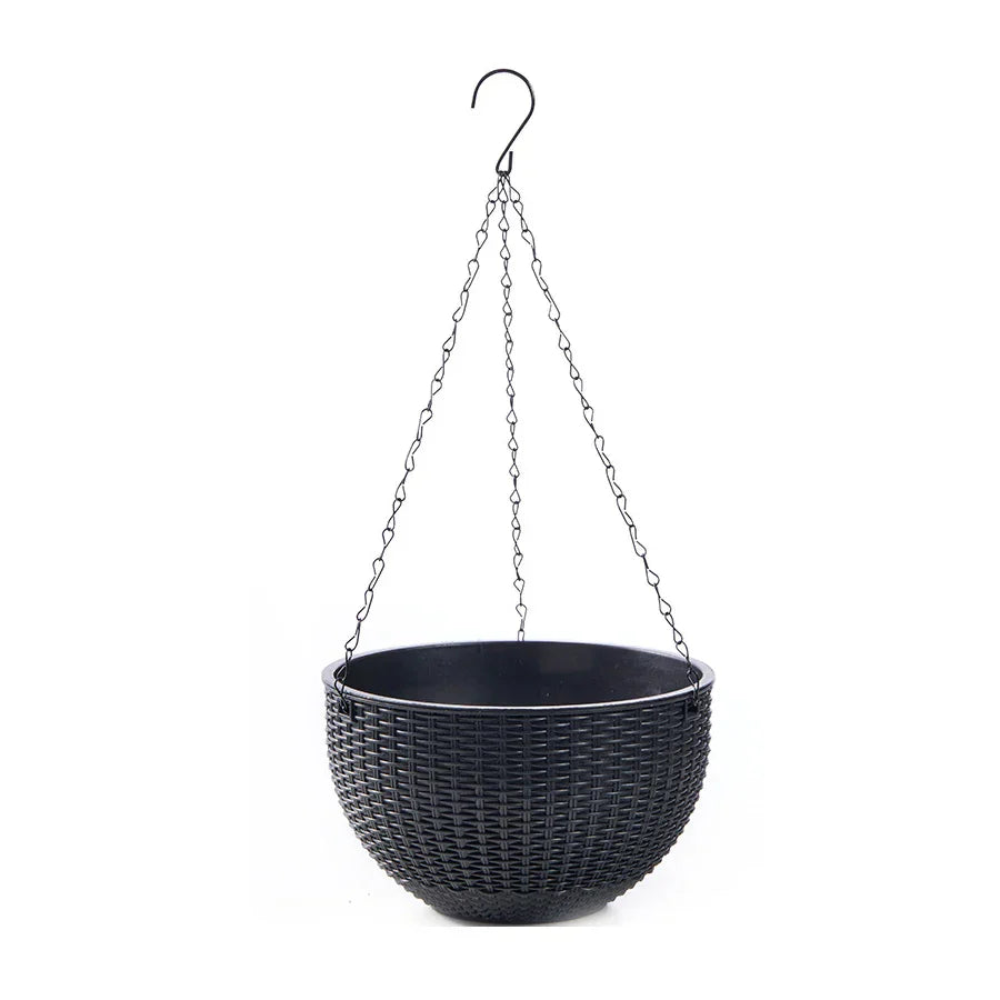 Natural Woven Hanging Planter Basket