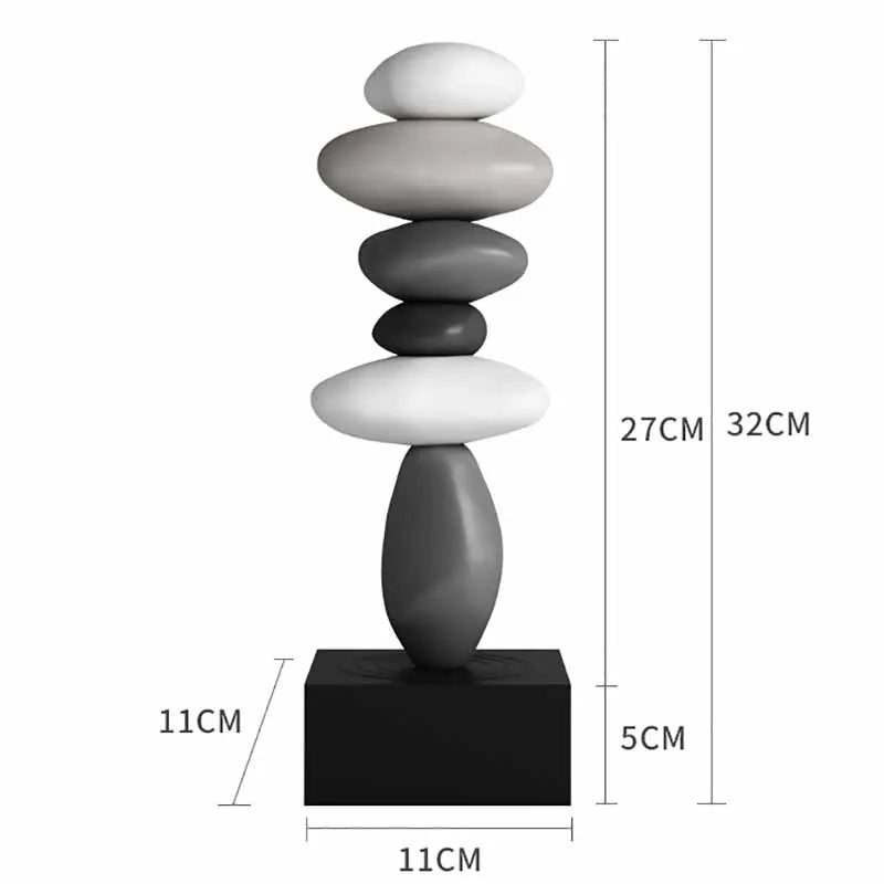 Serenene | Natural Rock Balance Decorative Accent