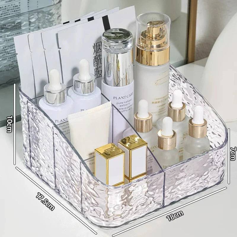 Spacious Makeup Storage Case Water Wave Pattern