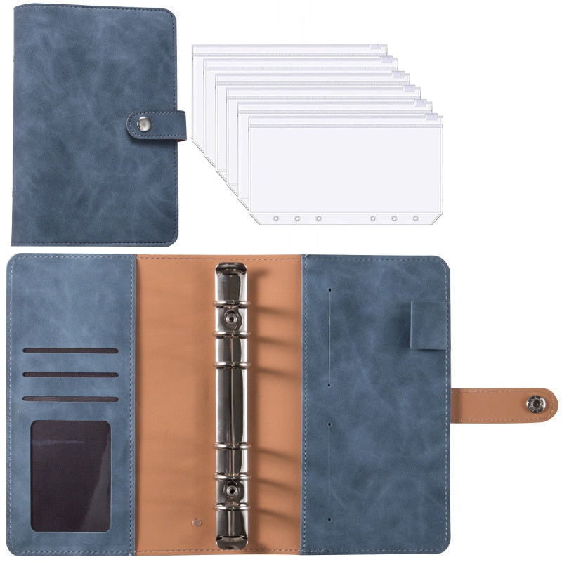Practical Leather Wallet Organizer Notebook