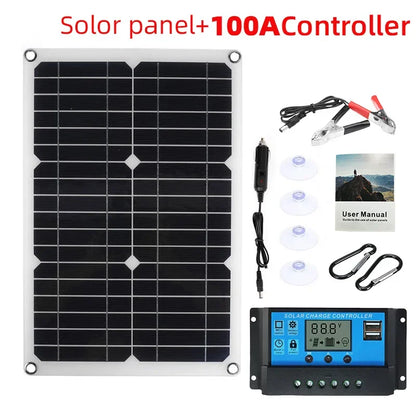 Portable 1200W Solar Charger Panel for Camping