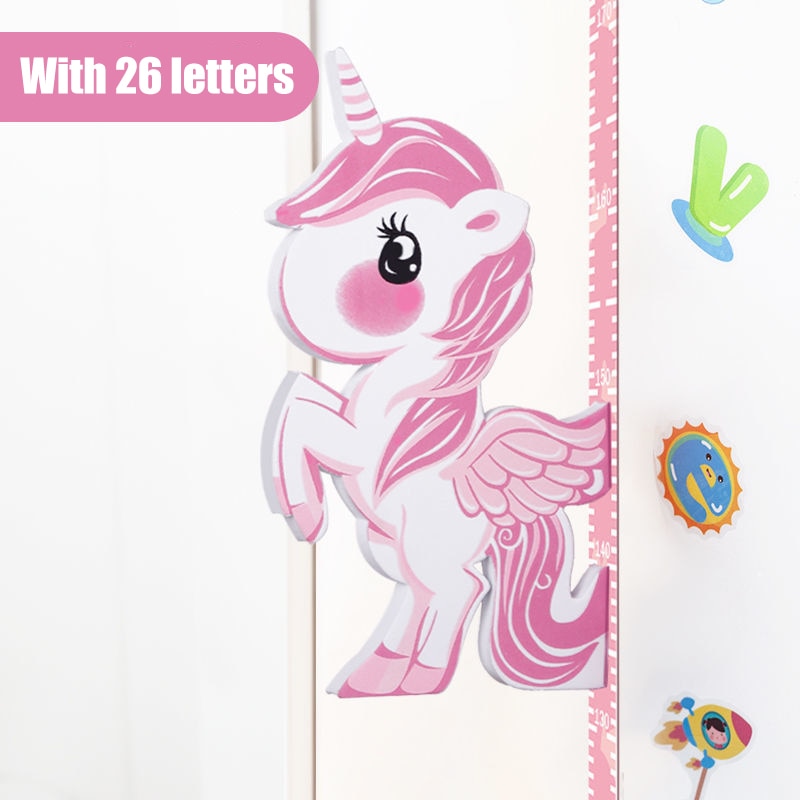 Fun Wall Height Chart Sticker for Kids