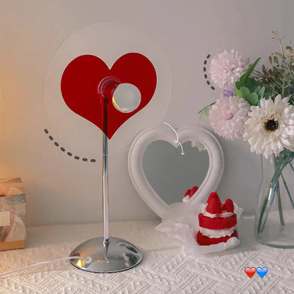 Sweet Heart Shaped LED Table Lamp