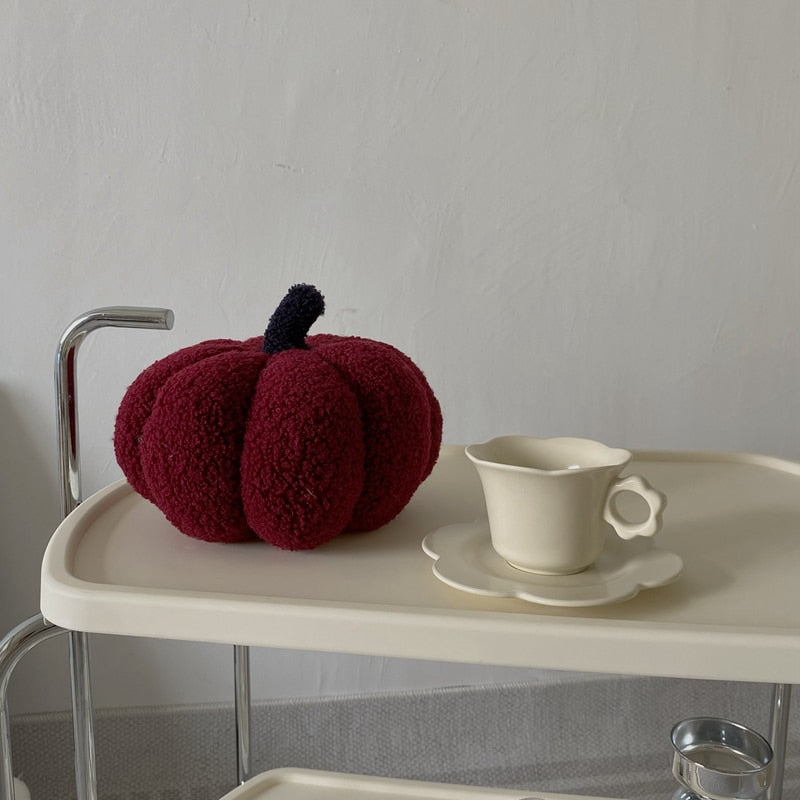 Cozy Orange Autumn Throw Pillows