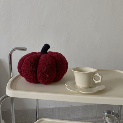 Cozy Orange Autumn Throw Pillows