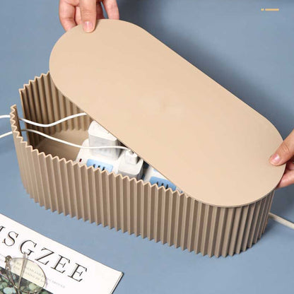 Compact Cable Management Box Organizer