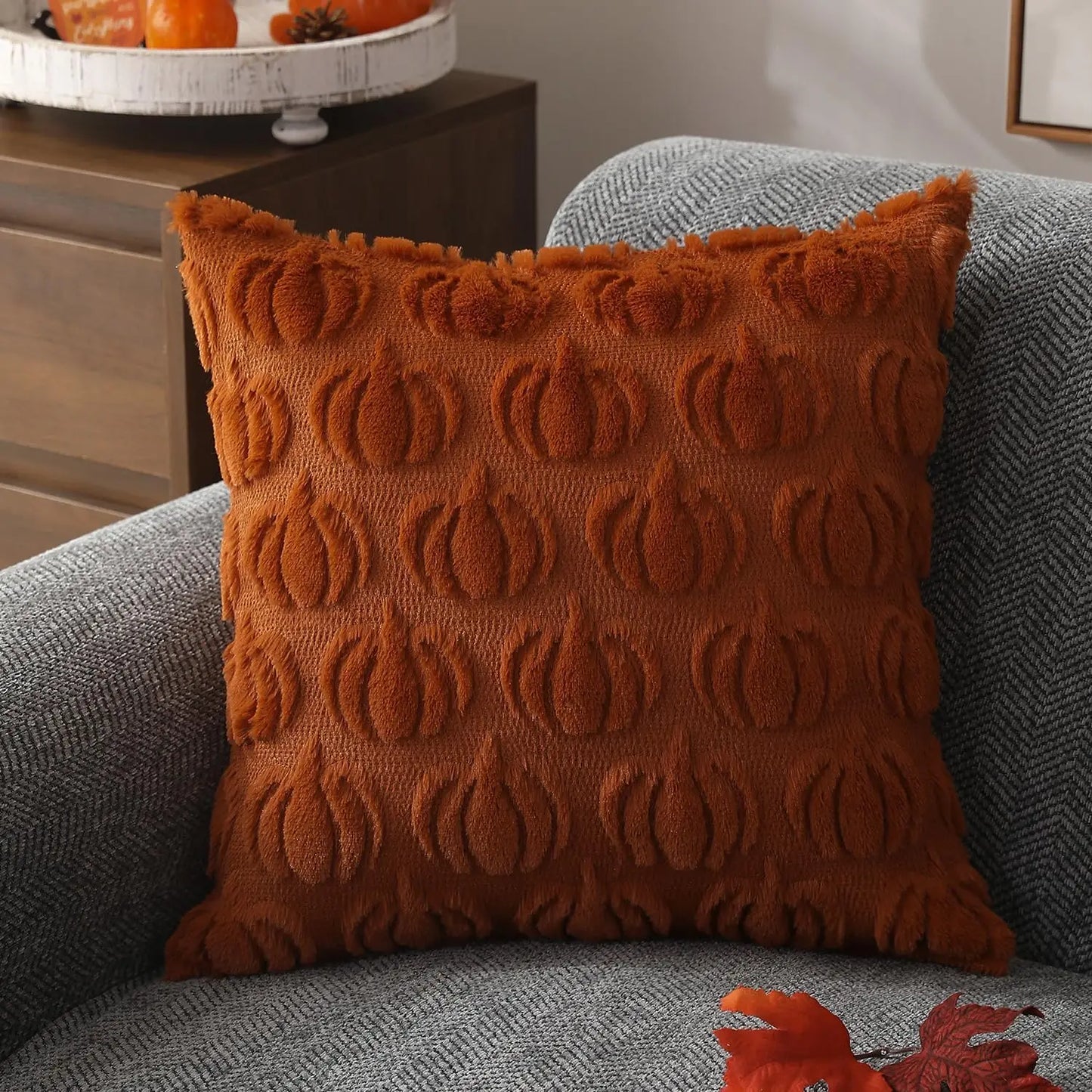 Soft Plush Fall Pillow Cover - Befez