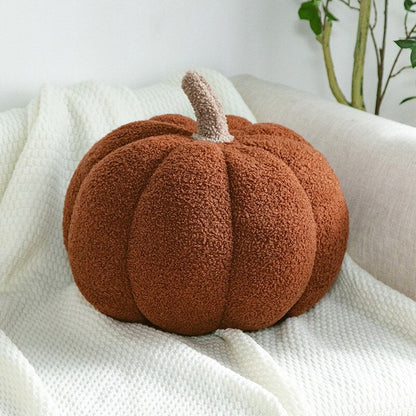 Cozy Orange Autumn Throw Pillows