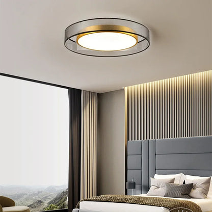 Stylish Round LED Ceiling Light Dimmer