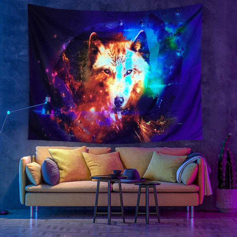 Vibrant Colorful Wall Hanging Tapestry